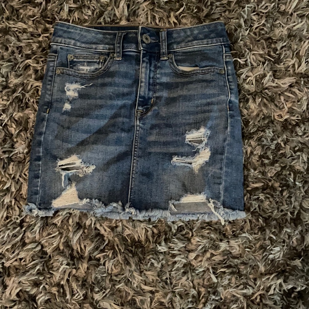 AMERICAN EAGLE super stretch jean skirt